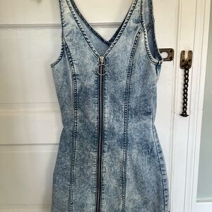 H&M Divided Blue Denim Dress
